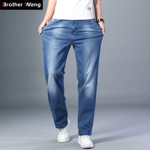 Pantalones denim para hombre - funny happy kids