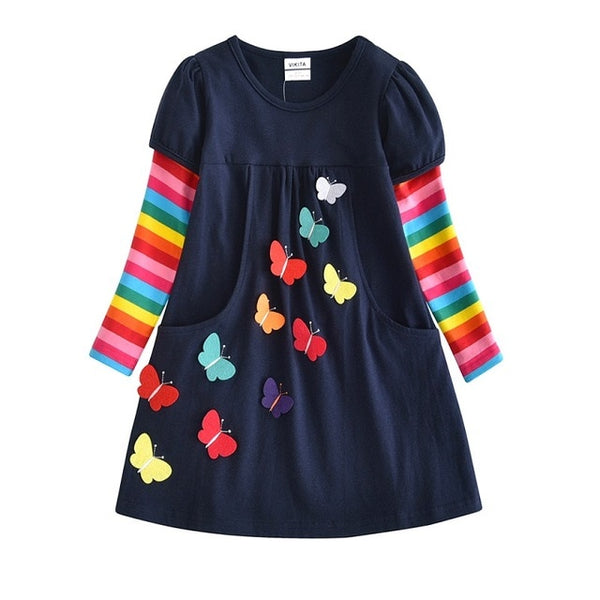 Vestido de manga larga - funny happy kids