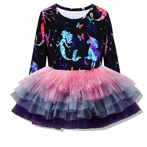 Vestido de manga larga - funny happy kids