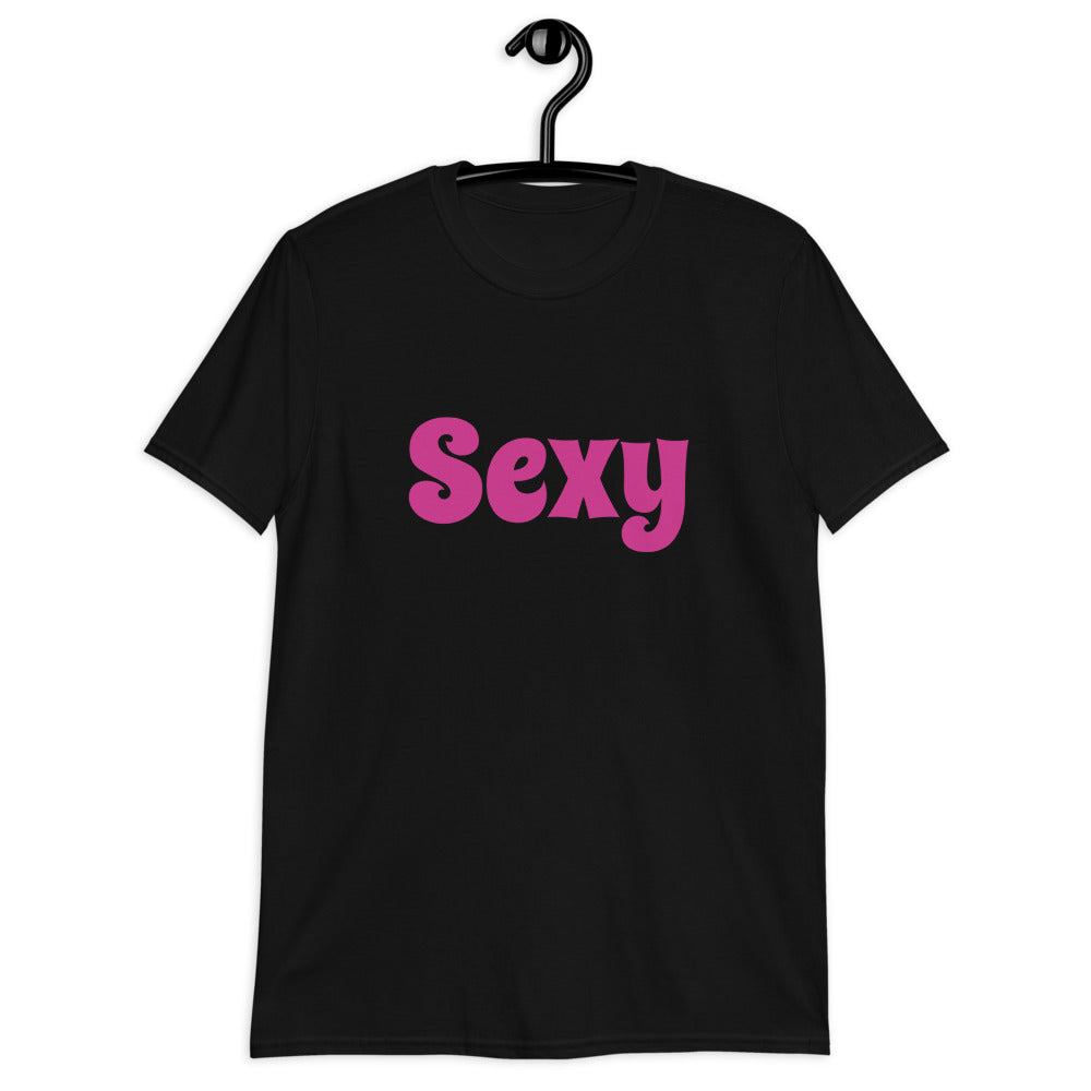 Camiseta SEXY de manga corta unisex - funny happy kids
