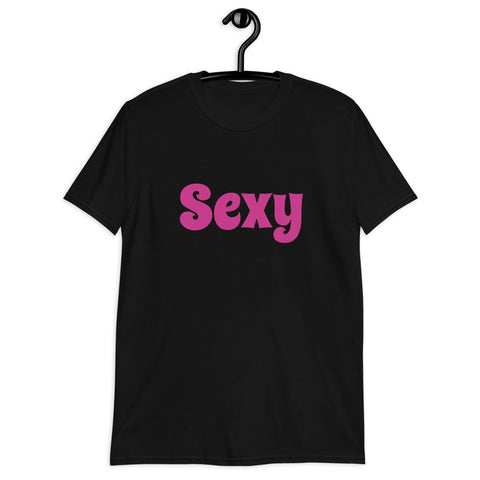 Camiseta SEXY de manga corta unisex - funny happy kids