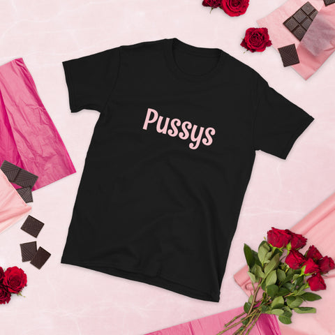 Camiseta PUSSYS de manga corta unisex - funny happy kids