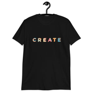 Camiseta CREATE de manga corta unisex - funny happy kids