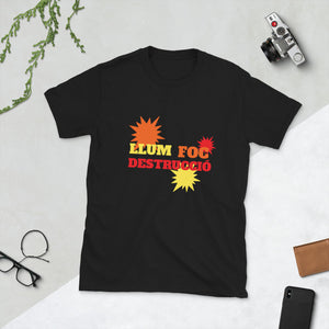 Camiseta LLUM FOC de manga corta unisex - funny happy kids