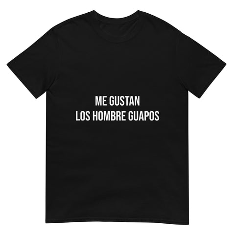 Camiseta de manga corta unisex Hombre guapos