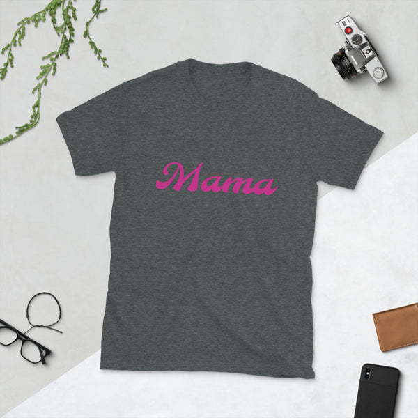 Camiseta MAMA de manga corta unisex - funny happy kids