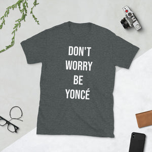 Camiseta BEYONCÉ de manga corta unisex - funny happy kids