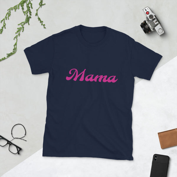 Camiseta MAMA de manga corta unisex - funny happy kids