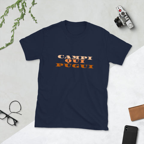 Camiseta CAMPI QUI PUGUI de manga corta unisex - funny happy kids