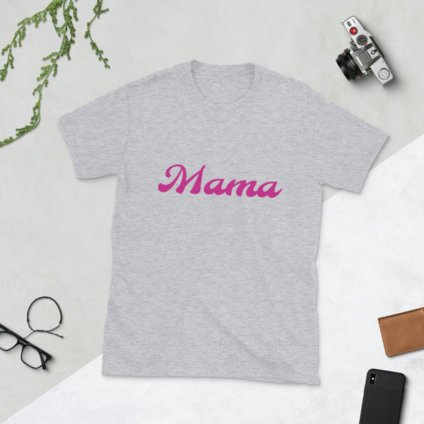Camiseta MAMA de manga corta unisex - funny happy kids