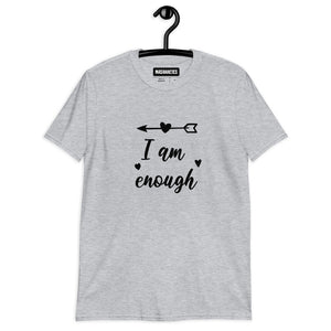Camiseta de manga corta unisex I am enough - funny happy kids