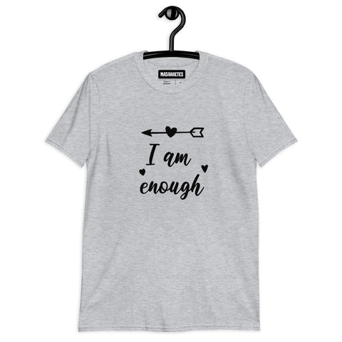 Camiseta de manga corta unisex I am enough - funny happy kids