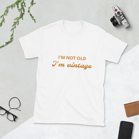 Camiseta VINTAGE de manga corta unisex - funny happy kids
