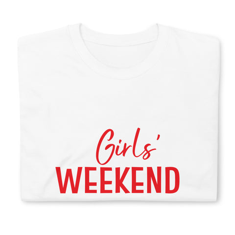 Camiseta de manga corta unisex Girl's Weekend