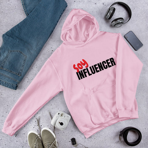 Sudadera SOY INFLUENCER con capucha unisex - funny happy kids
