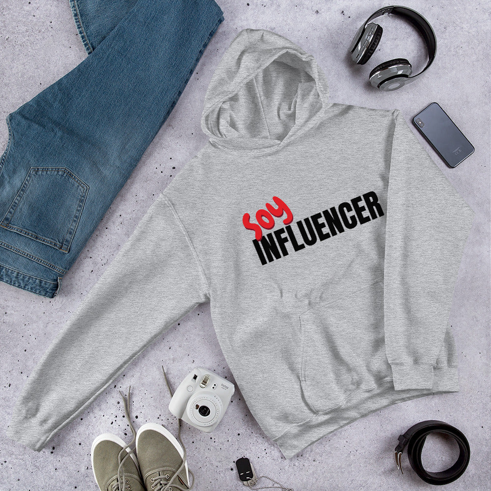 Sudadera SOY INFLUENCER con capucha unisex - funny happy kids
