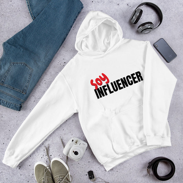 Sudadera SOY INFLUENCER con capucha unisex - funny happy kids