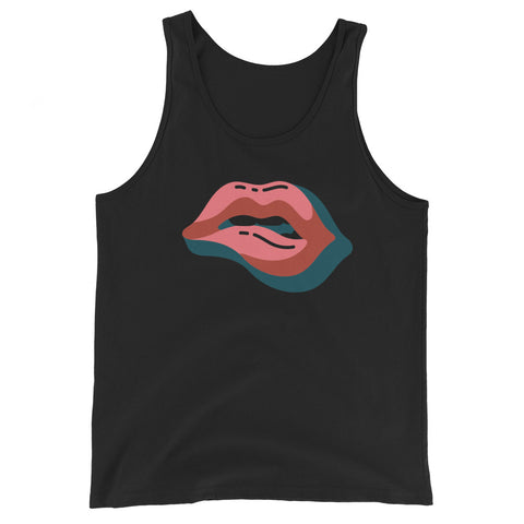 Camiseta LABIOS de tirantes unisex - funny happy kids