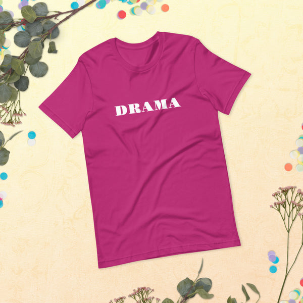 Camiseta DRAMA de manga corta unisex - funny happy kids