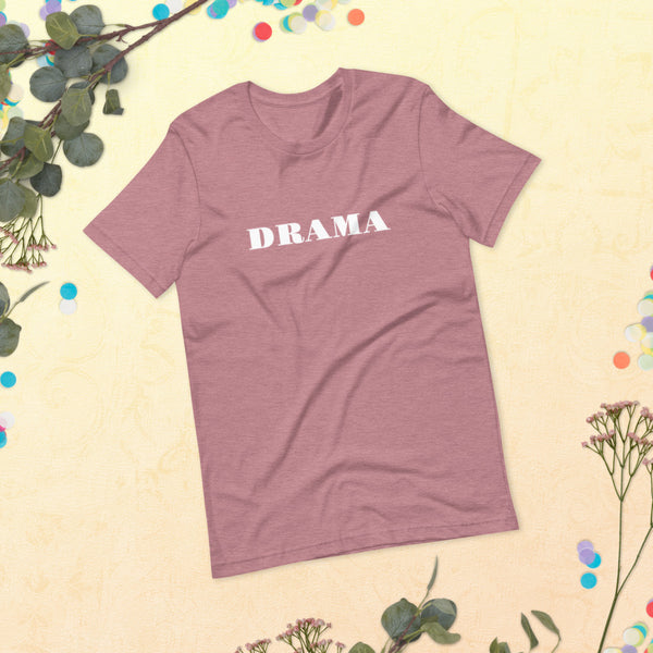 Camiseta DRAMA de manga corta unisex - funny happy kids