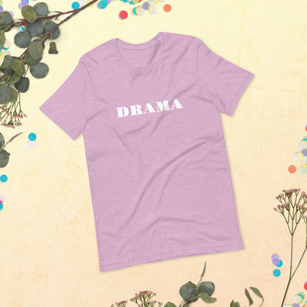 Camiseta DRAMA de manga corta unisex - funny happy kids