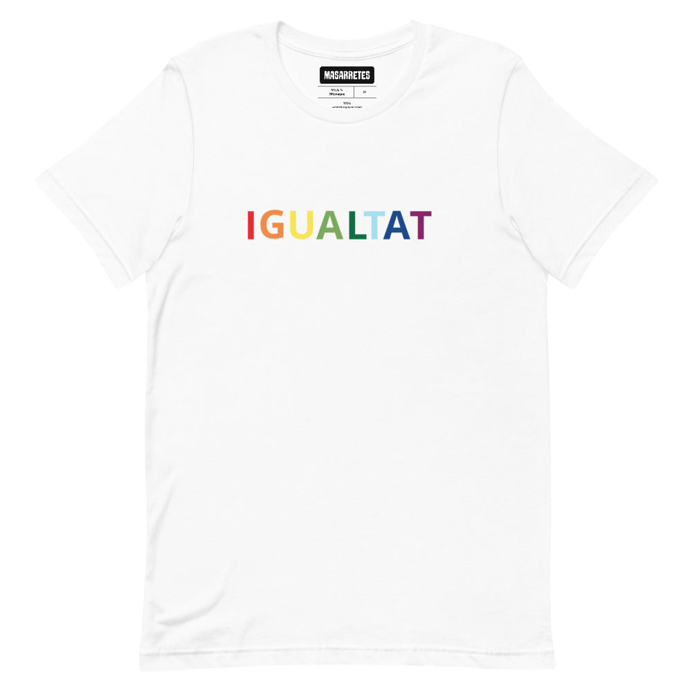 Camiseta de manga corta unisex IGUALTAT