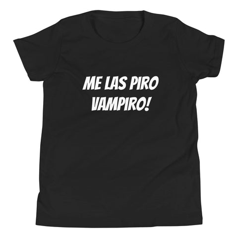 Camiseta ME LAS PIRO... de manga corta júnior - funny happy kids