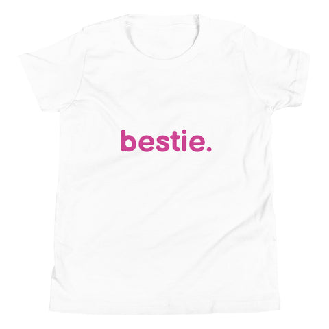 Camiseta BESTIE de manga corta júnior - funny happy kids